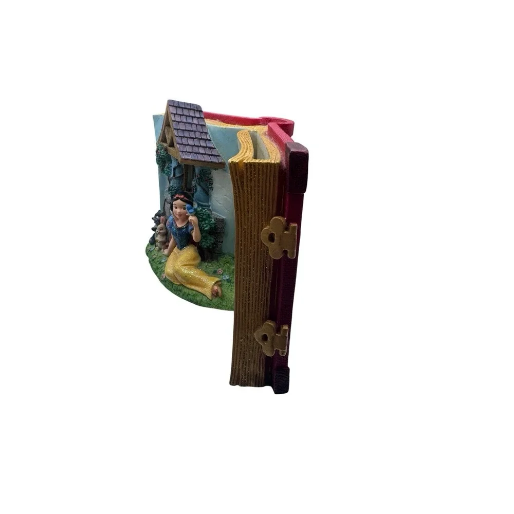 SNOW WHITE OPEN BOOK‎ 3-D WISHINGWELL SCENE PICTURE FRAME HOLDER